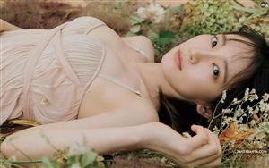 Japanese actress Riho Yoshioka gives a fascinating shot